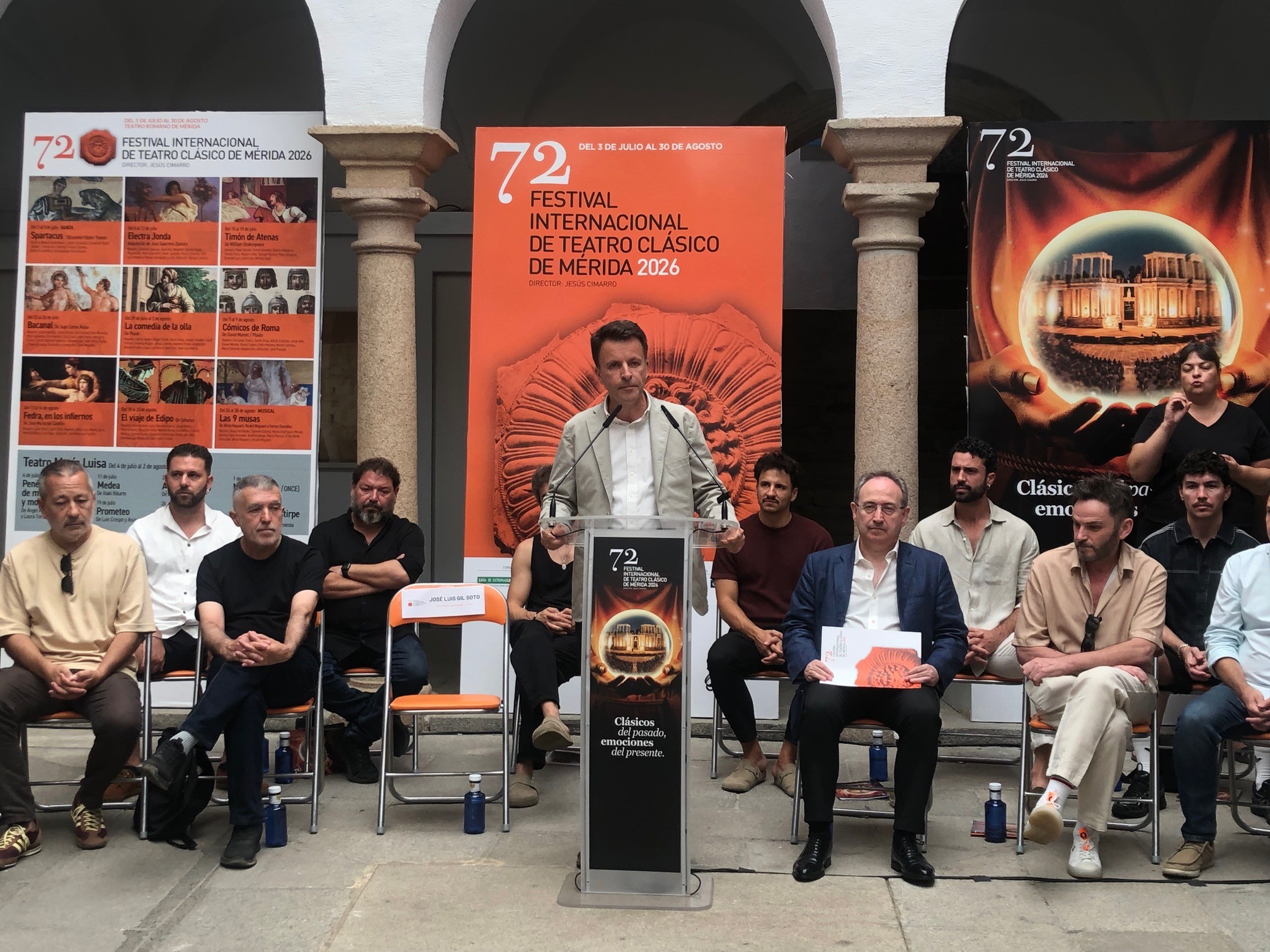 Presentación de 'Cómicos de Roma'.