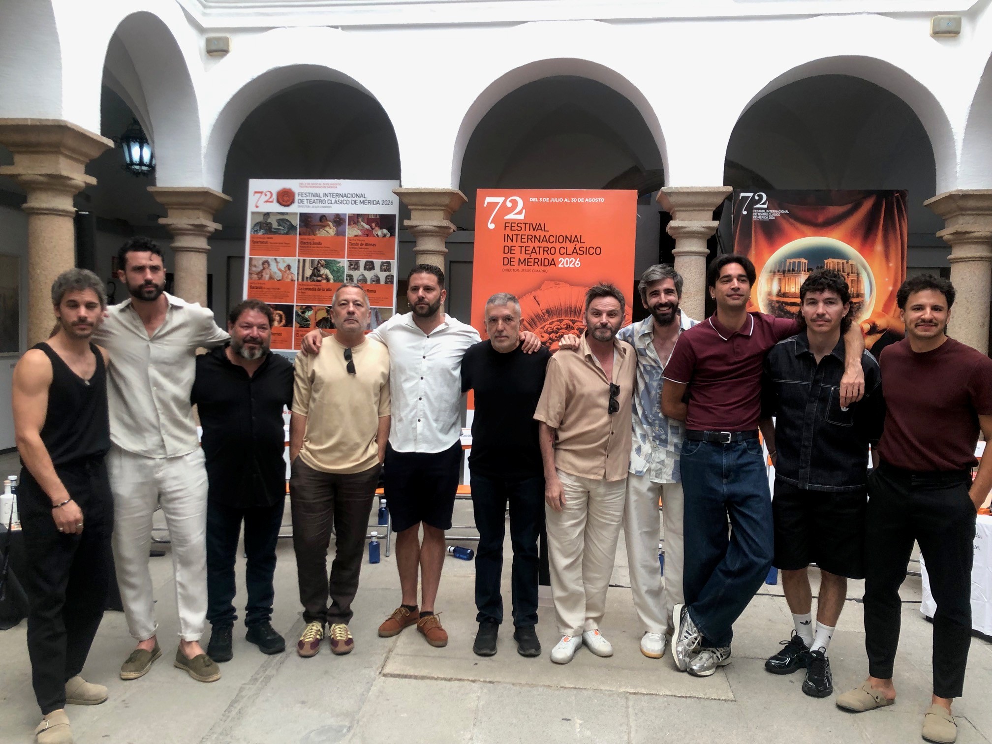 Presentación de 'Cómicos de Roma'.
