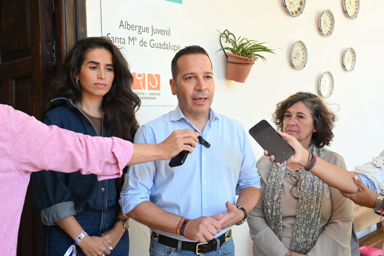 Fernández en su comparecencia ante los medios