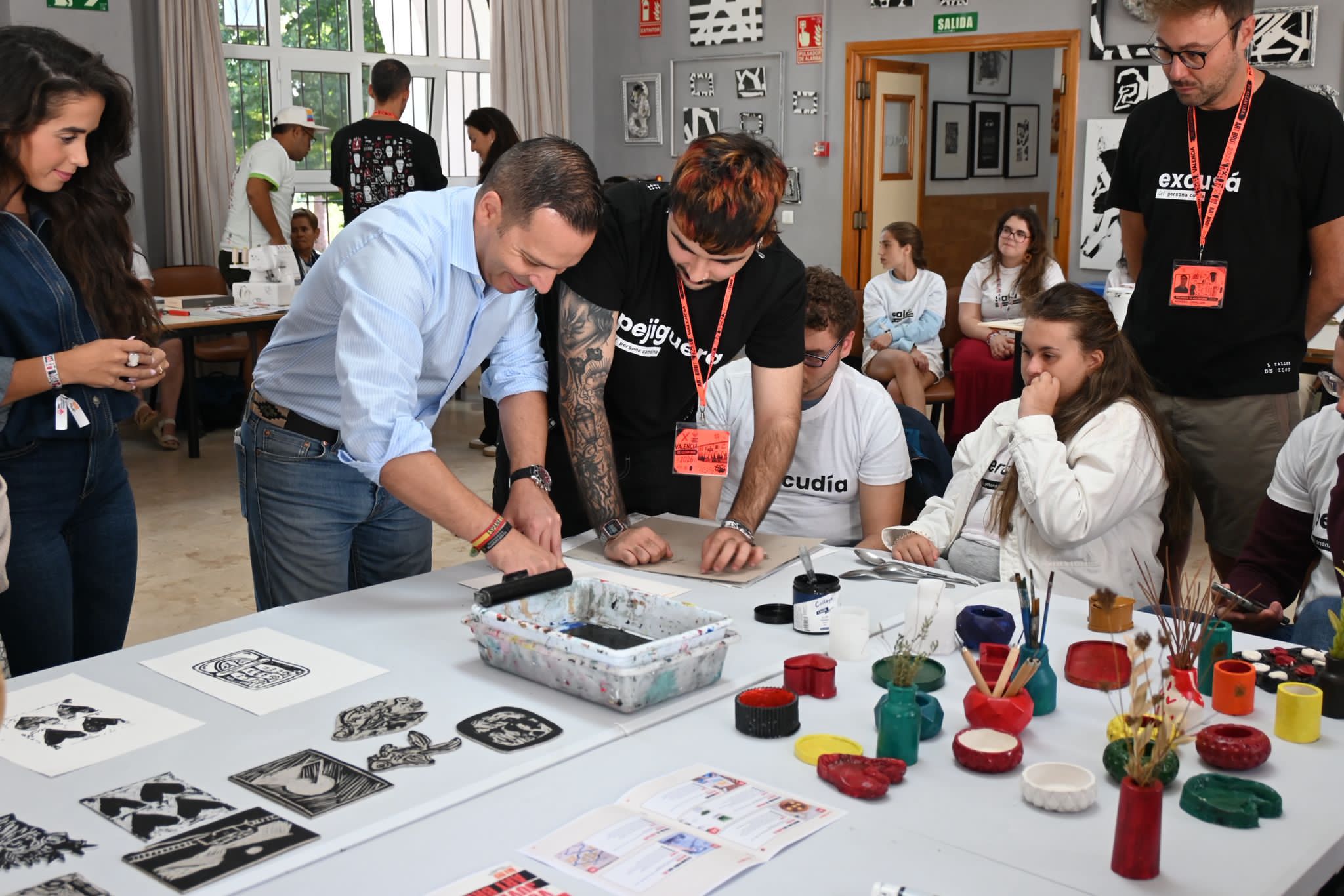 Fernández Calle participa en una actividad