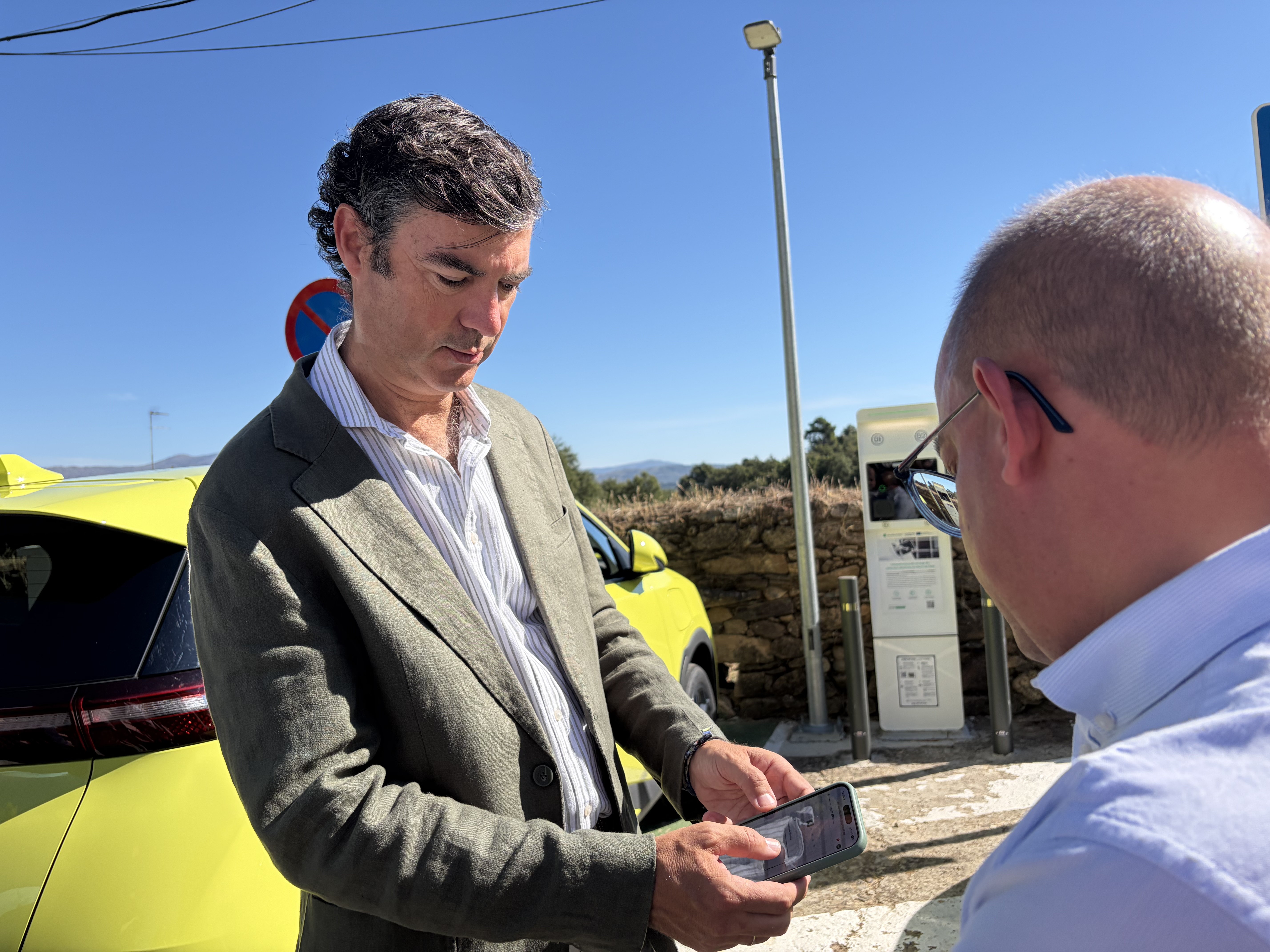 Visita en Coria.