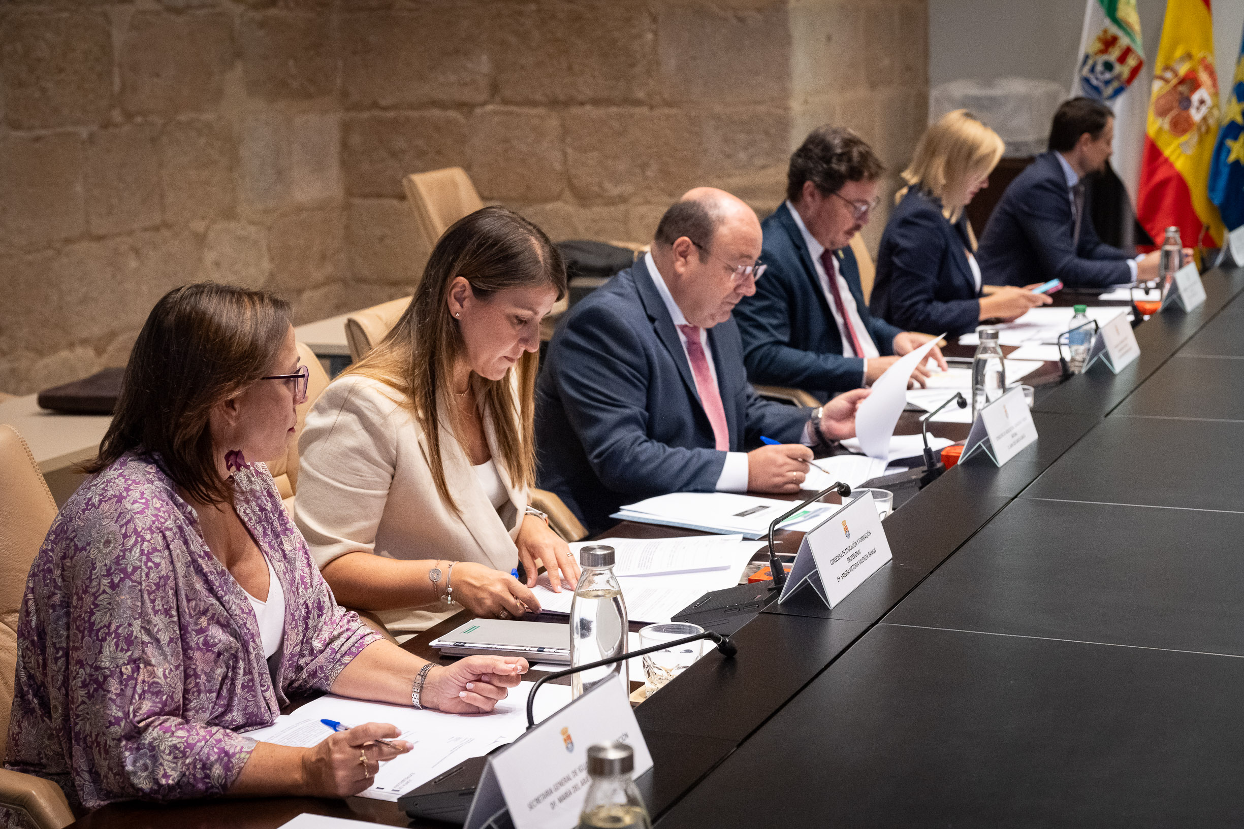 Imagen de la reunión del Consejo de Gobierno