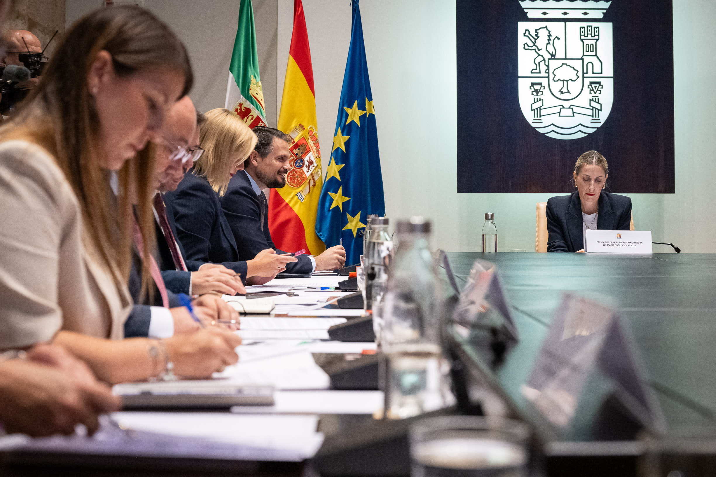 Imagen de la reunión del Consejo de Gobierno