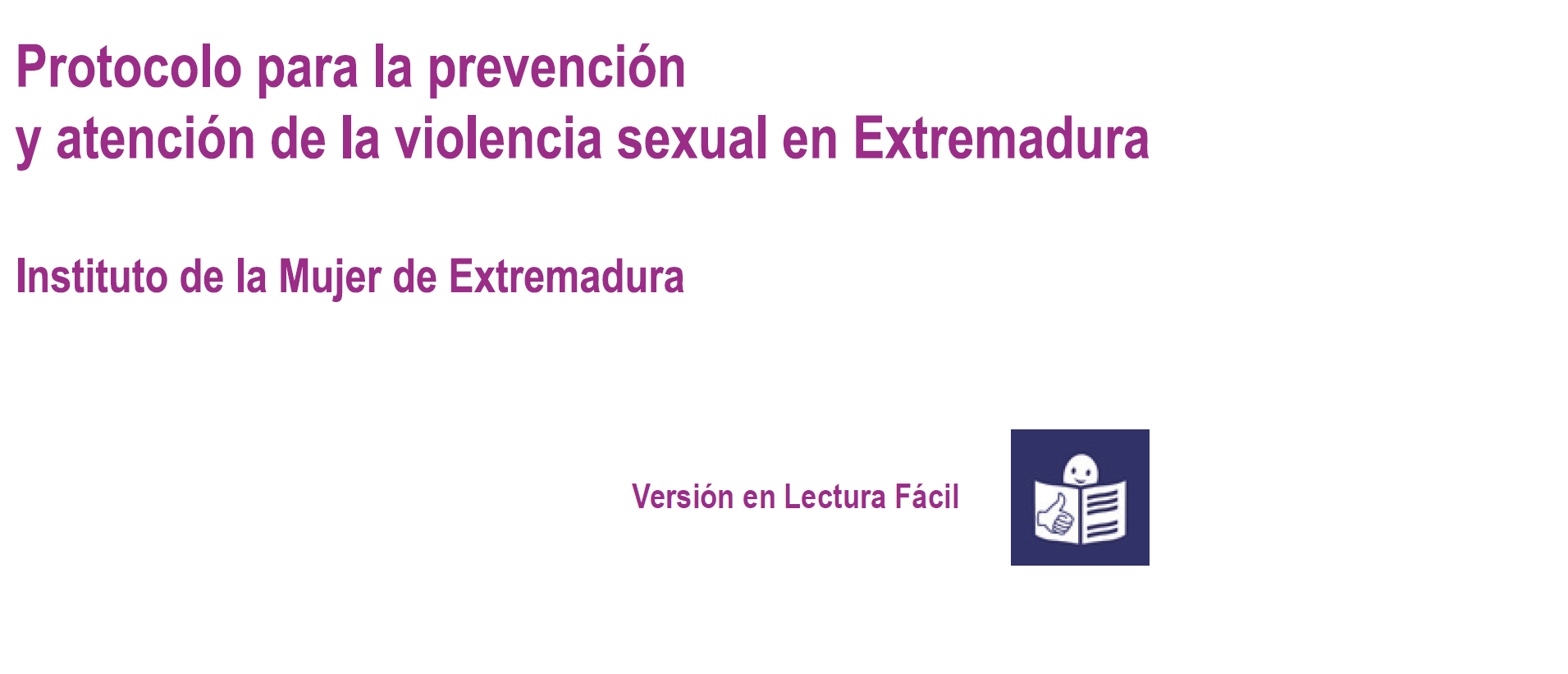 Protocolo para la prevención y atención de la violencia sexual en ...