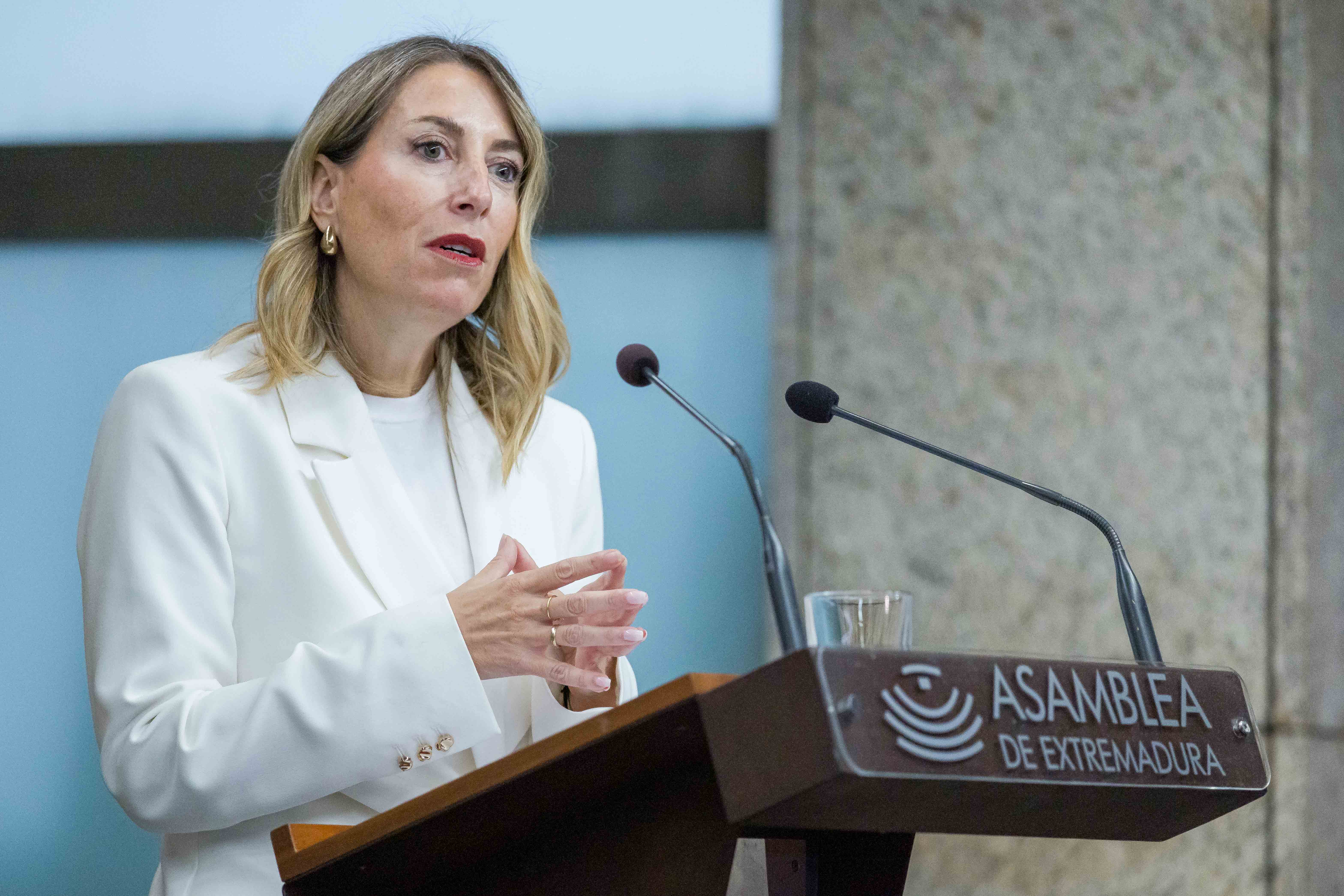 Presidenta durante la intervención