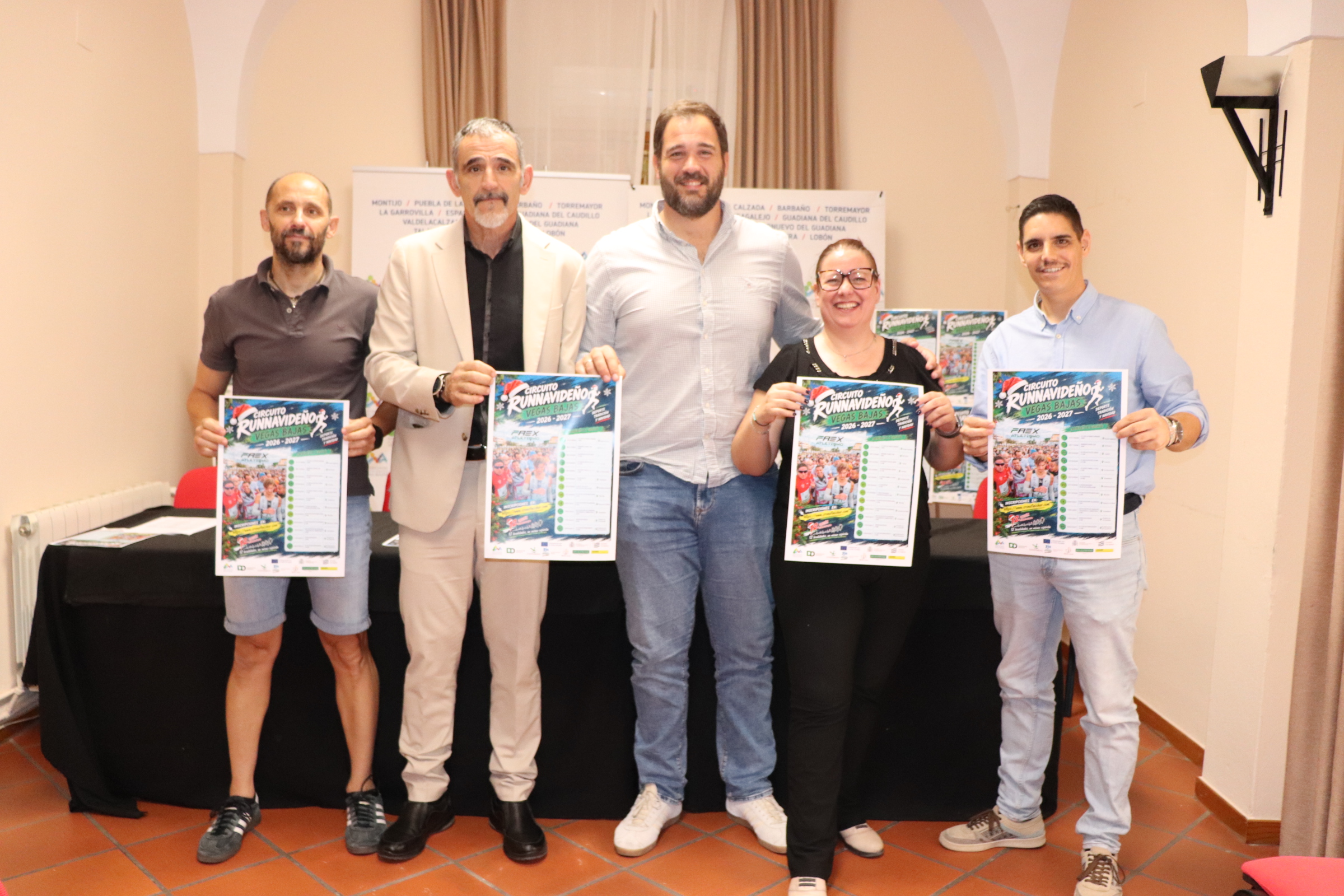 Montijo acoge la presentación del Circuito Run Navideño Vegas Bajas, que reunirá a más de 3.500 participantes