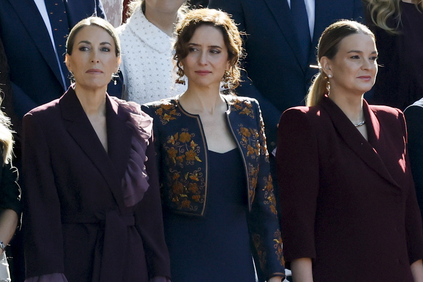 Foto de María Guardiola asiste a la celebración de la Fiesta Nacional presidida por Sus Majestades los Reyes junto a Sus Altezas Reales la Princesa