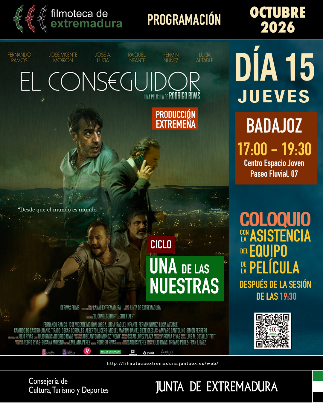 Foto de La Filmoteca de Extremadura presenta este jueves tres películas en Cáceres, Badajoz y Mérida, con especial protagonismo para el cine extreme
