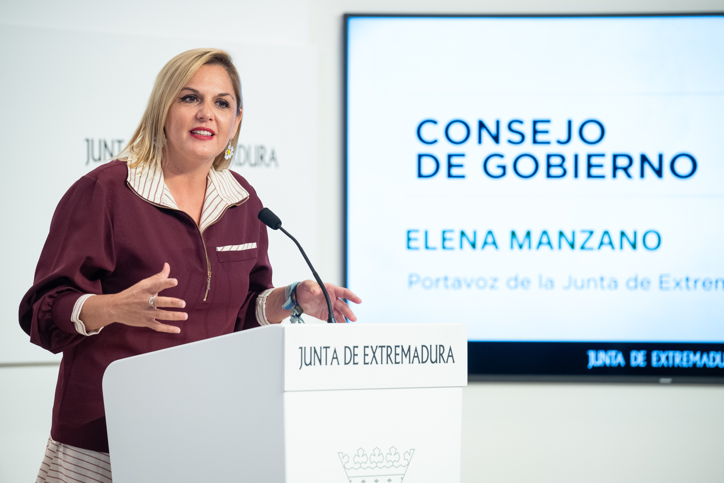 Comparecencia de la Portavoz
