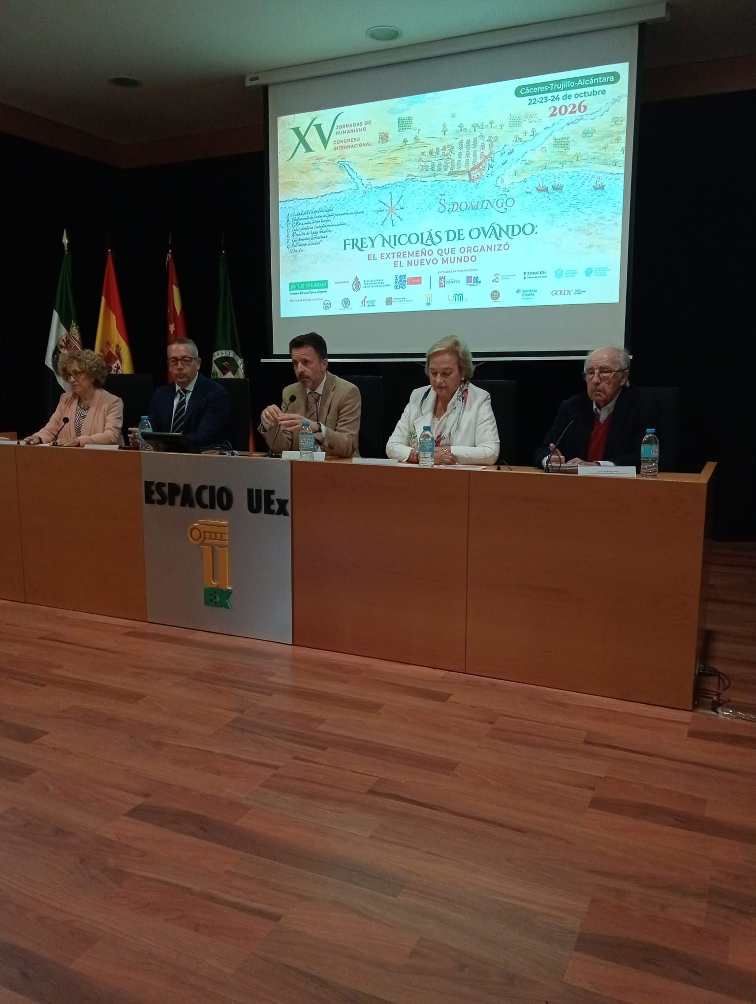 Momento de la inauguración
