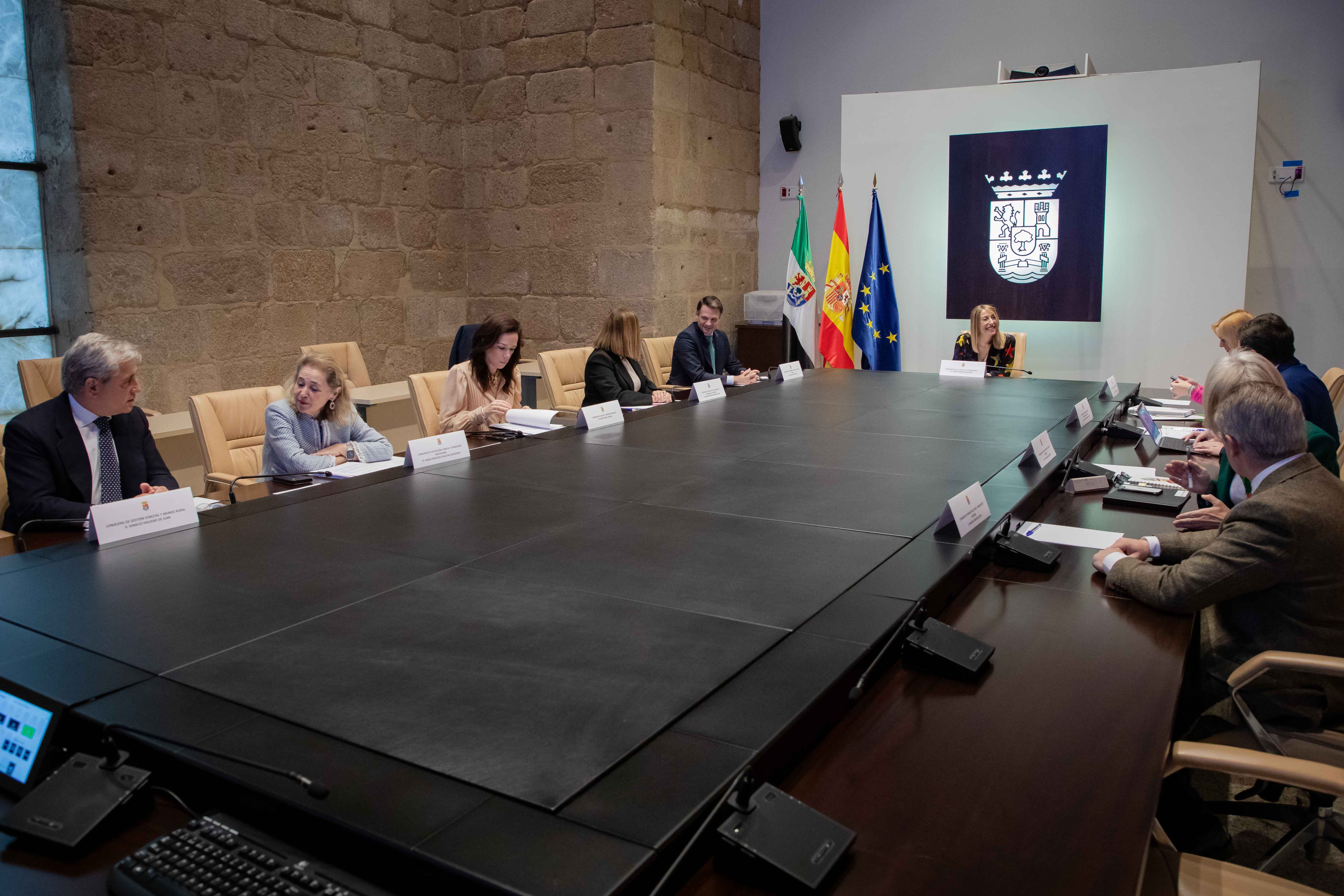 Imagen de la reunión del Consejo de Gobierno