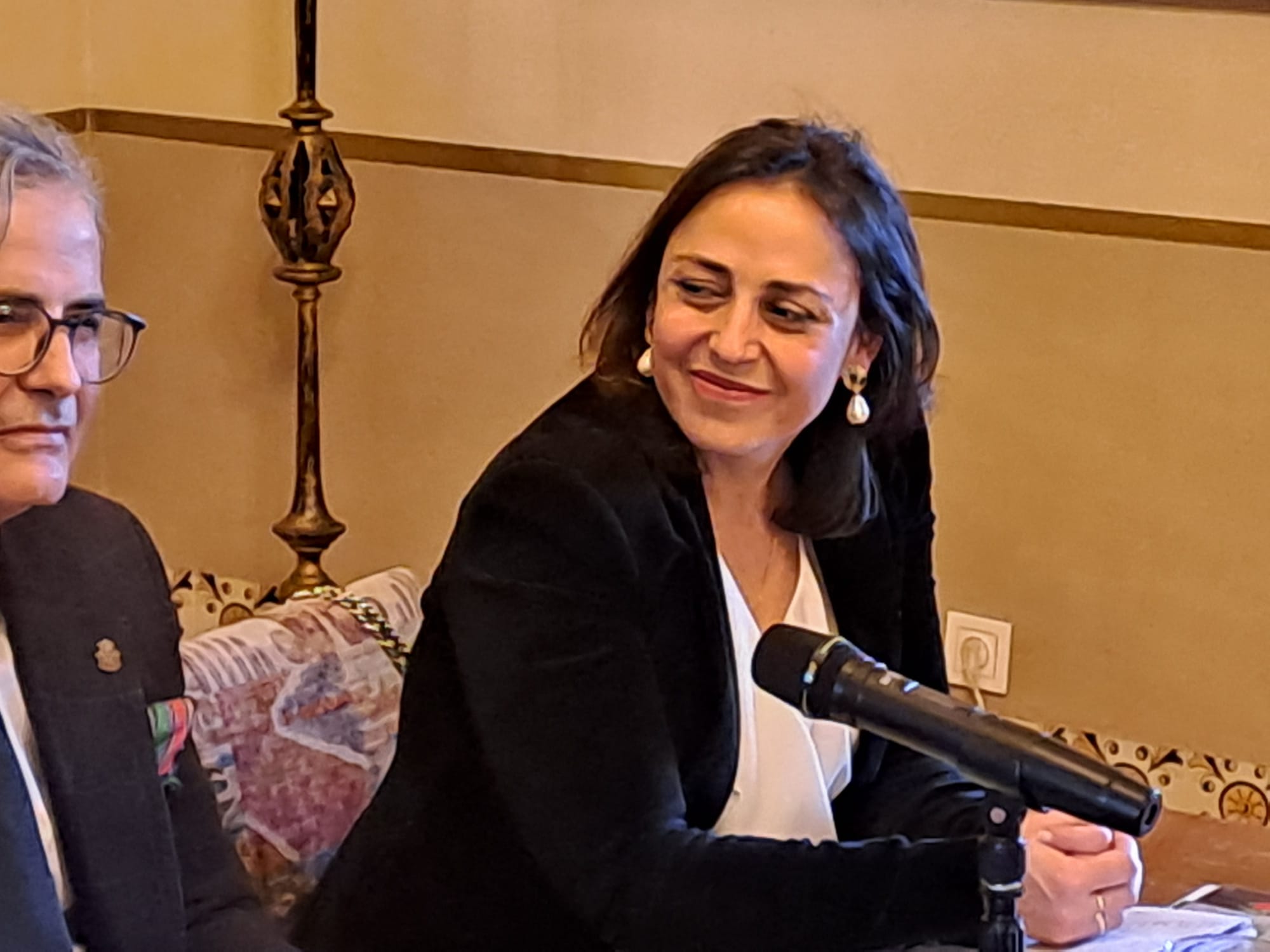 La secretaria general de Igualdad y Conciliación, María del Ara Sánchez Vera, durante la ponencia.