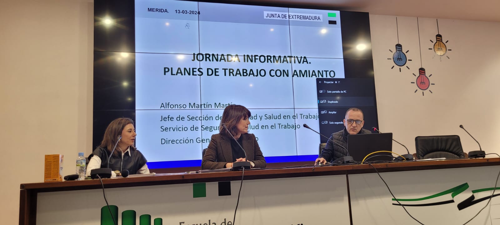 Image 1 of article La Junta informa de las ayudas y condiciones de seguridad para los trabajos de desamiantado en las I Jornadas sobre Planes de Amianto en Extremadura