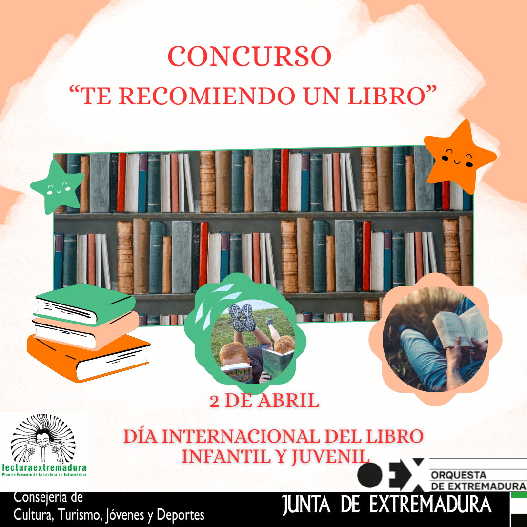 Imagen del artículo La Junta de Extremadura fomenta la lectura entre el público joven con el certamen 'Te recomiendo un libro'