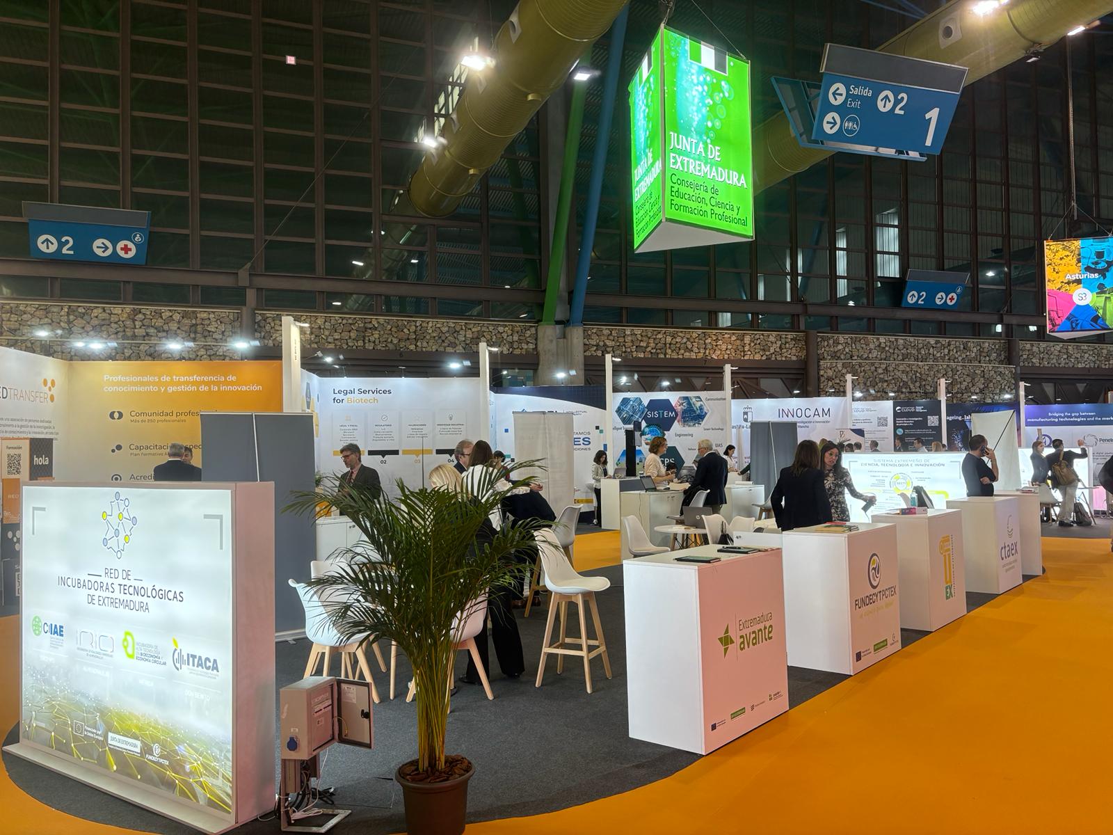 Stand de Extremadura en 'Foro Transfiere'