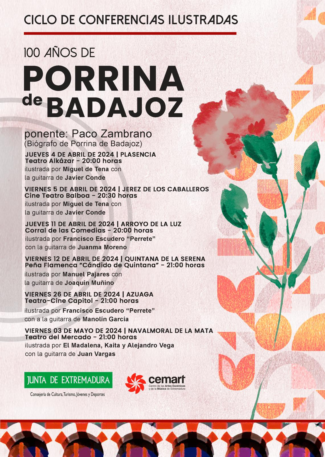 Imagen del artículo La Junta de Extremadura celebra el legado del Porrina de Badajoz con un ciclo de conferencias en el centenario de su nacimiento