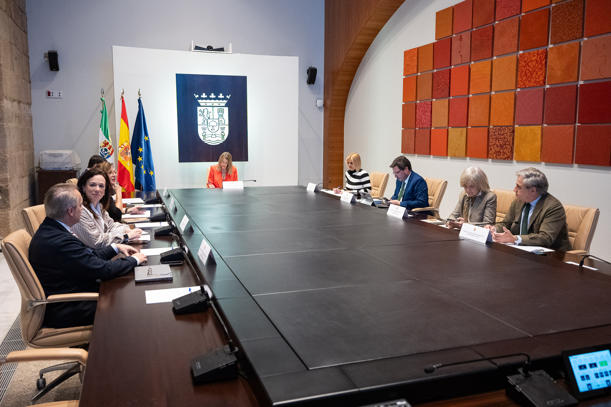 Imagen de la reunión del Consejo de Gobierno