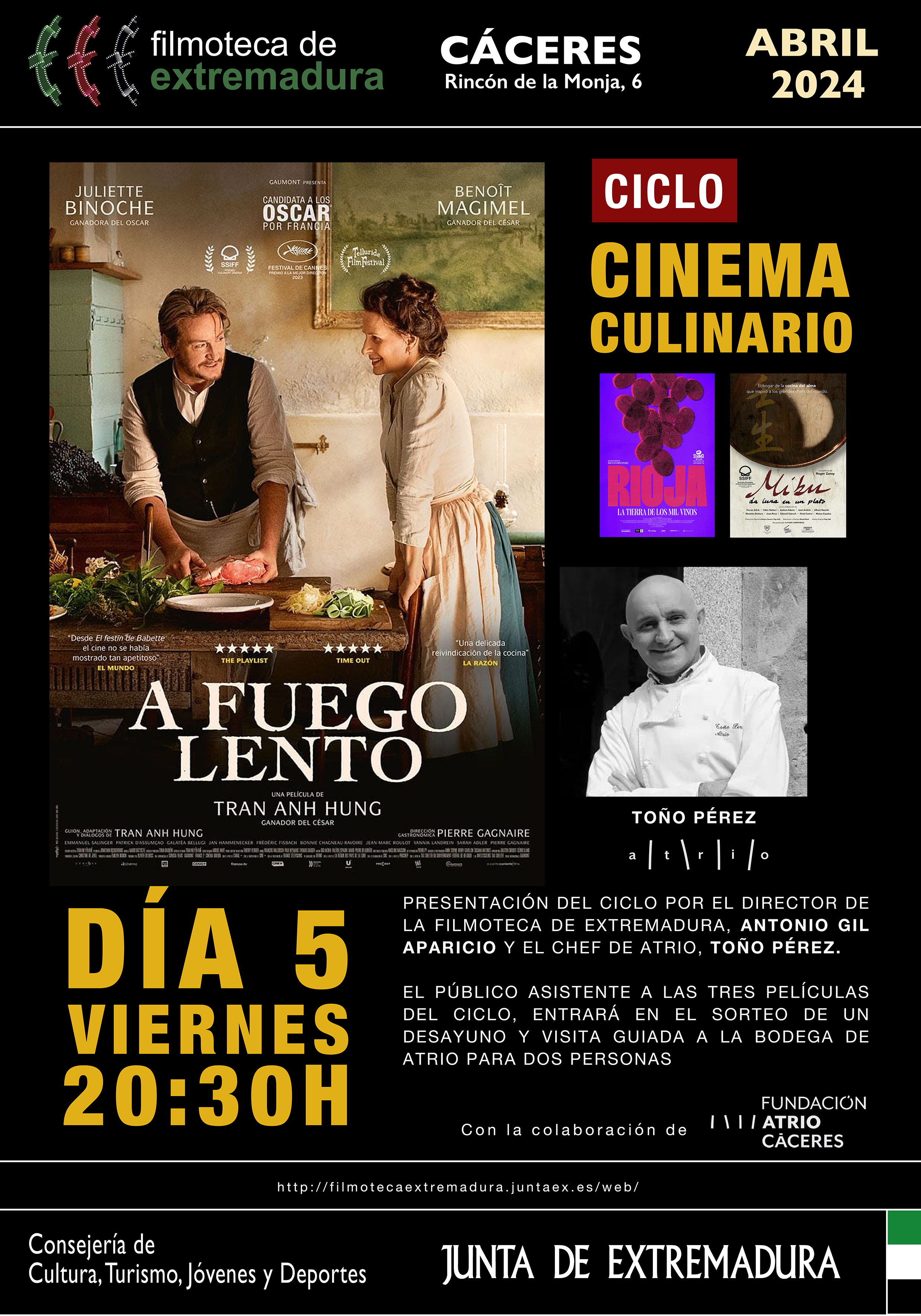 Imagen del cartel del ciclo de cine