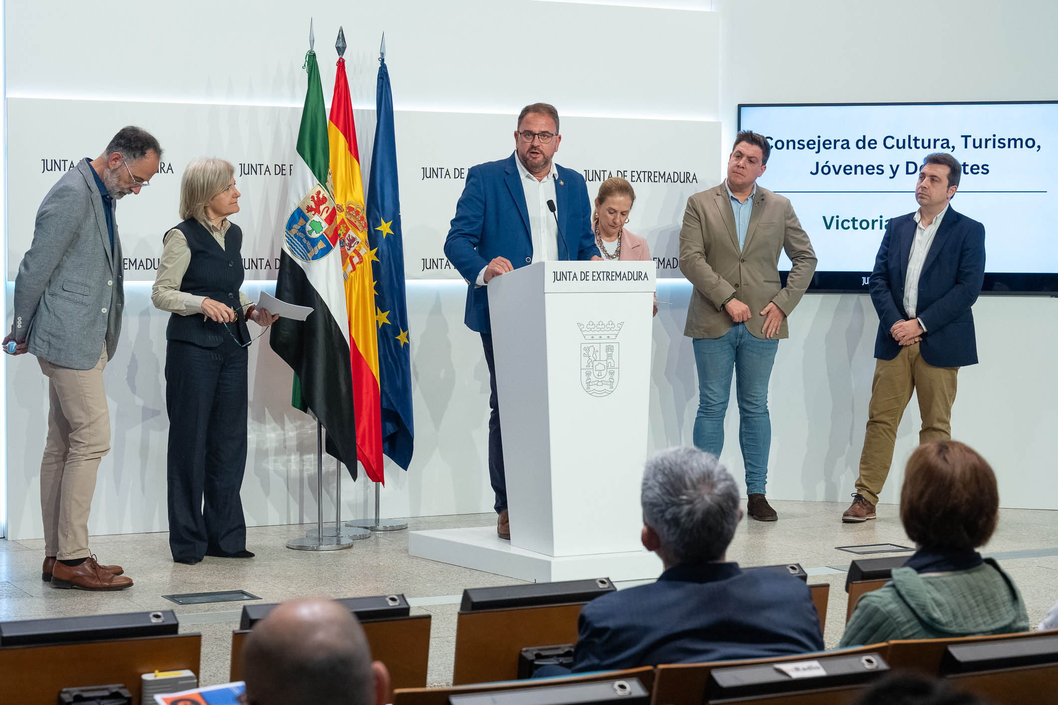 Intervención del alcalde de Mérida, Antonio Rodríguez Osuna, durante la presentación de la MUM.