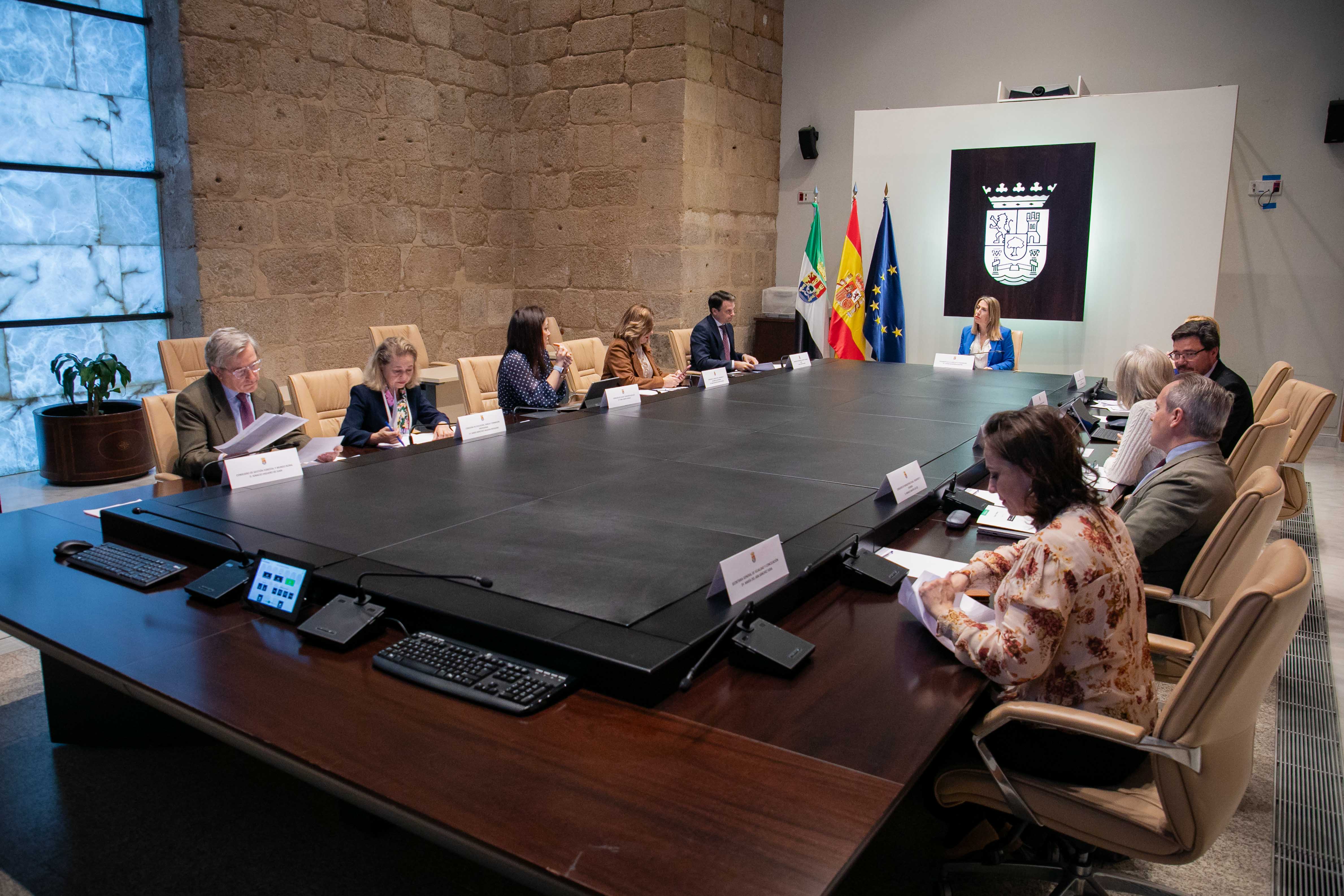 Imagen de la reunión del Consejo de Gobierno