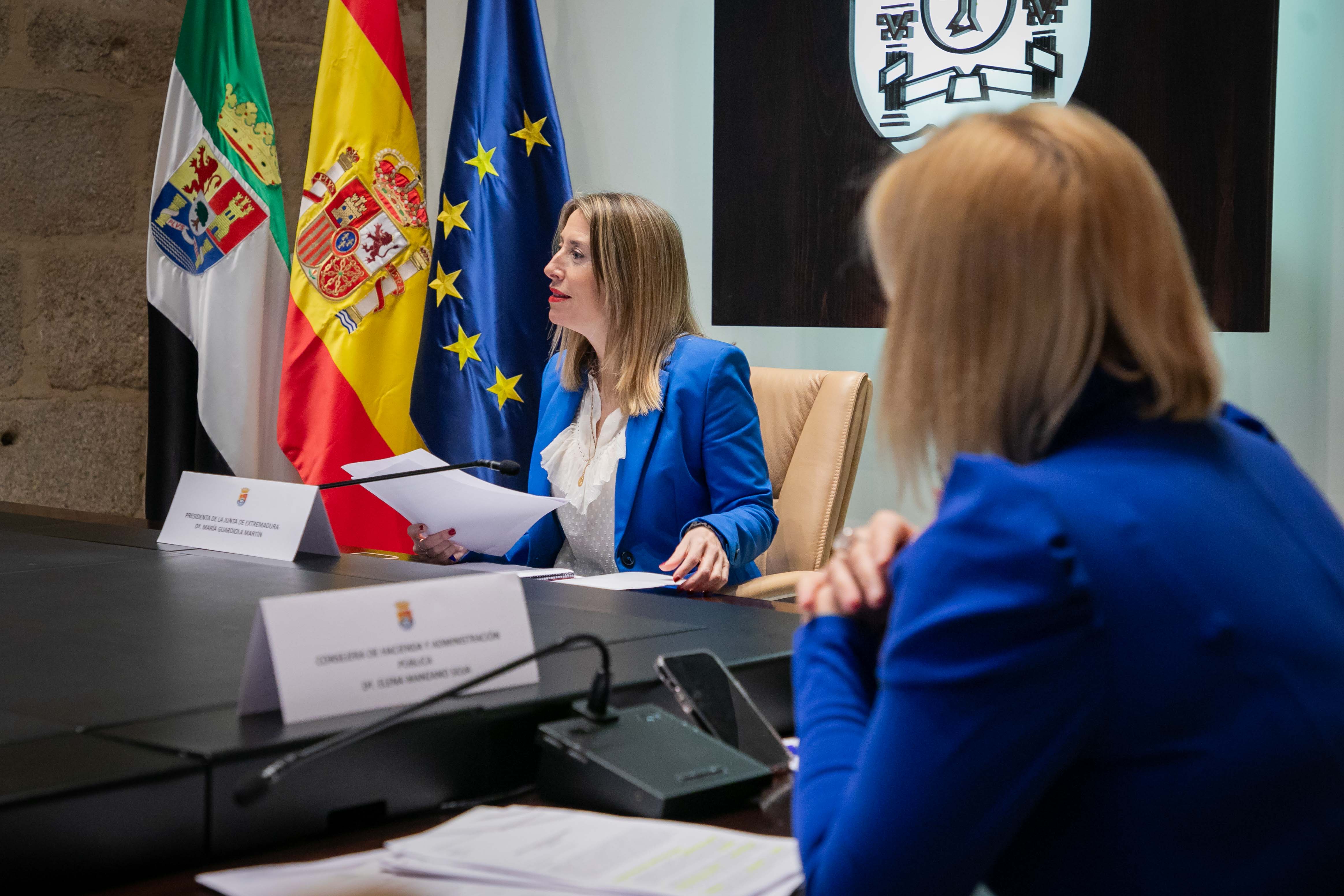 Imagen de la reunión del Consejo de Gobierno