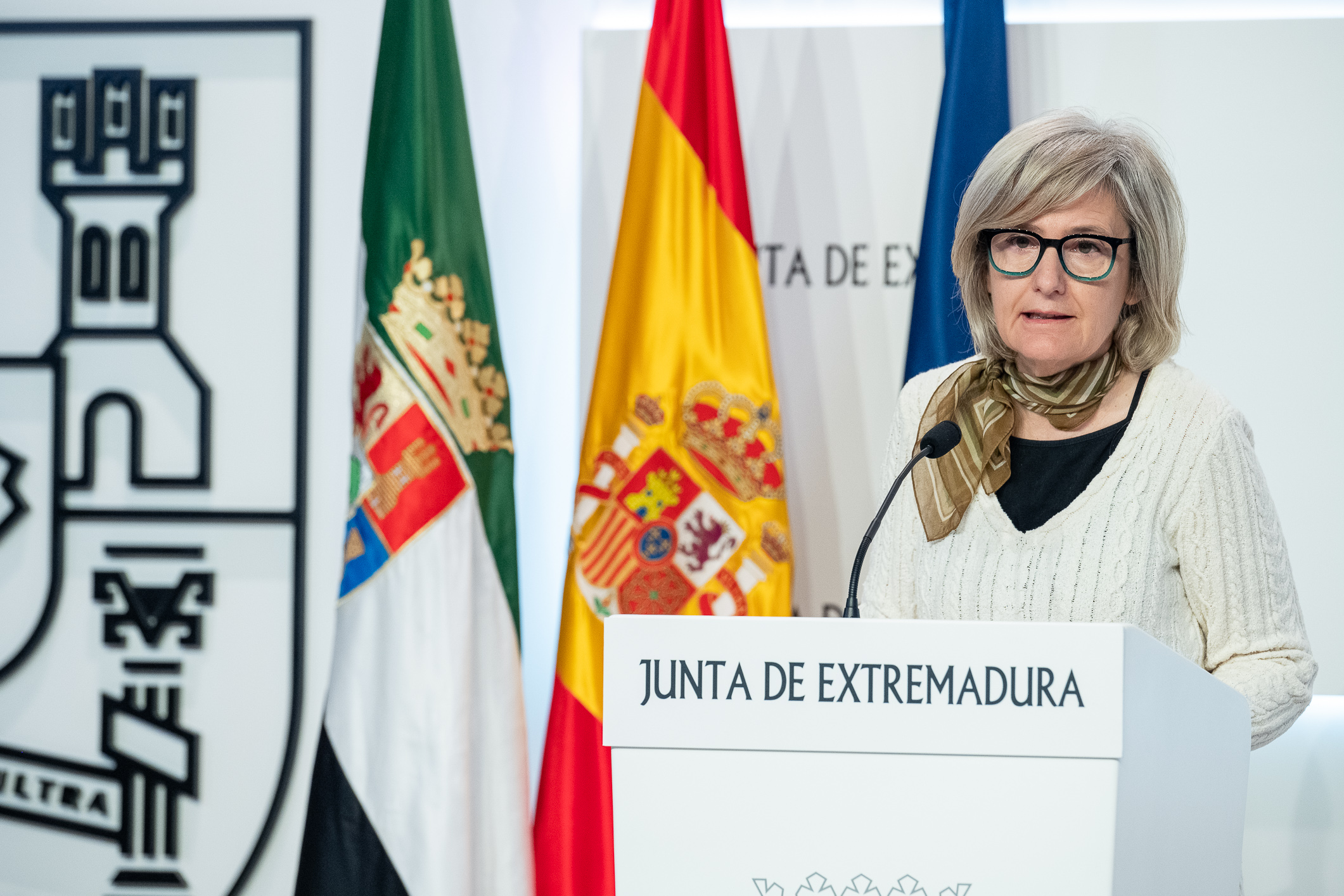 Imagen de la rueda de prensa del Consejo de Gobierno