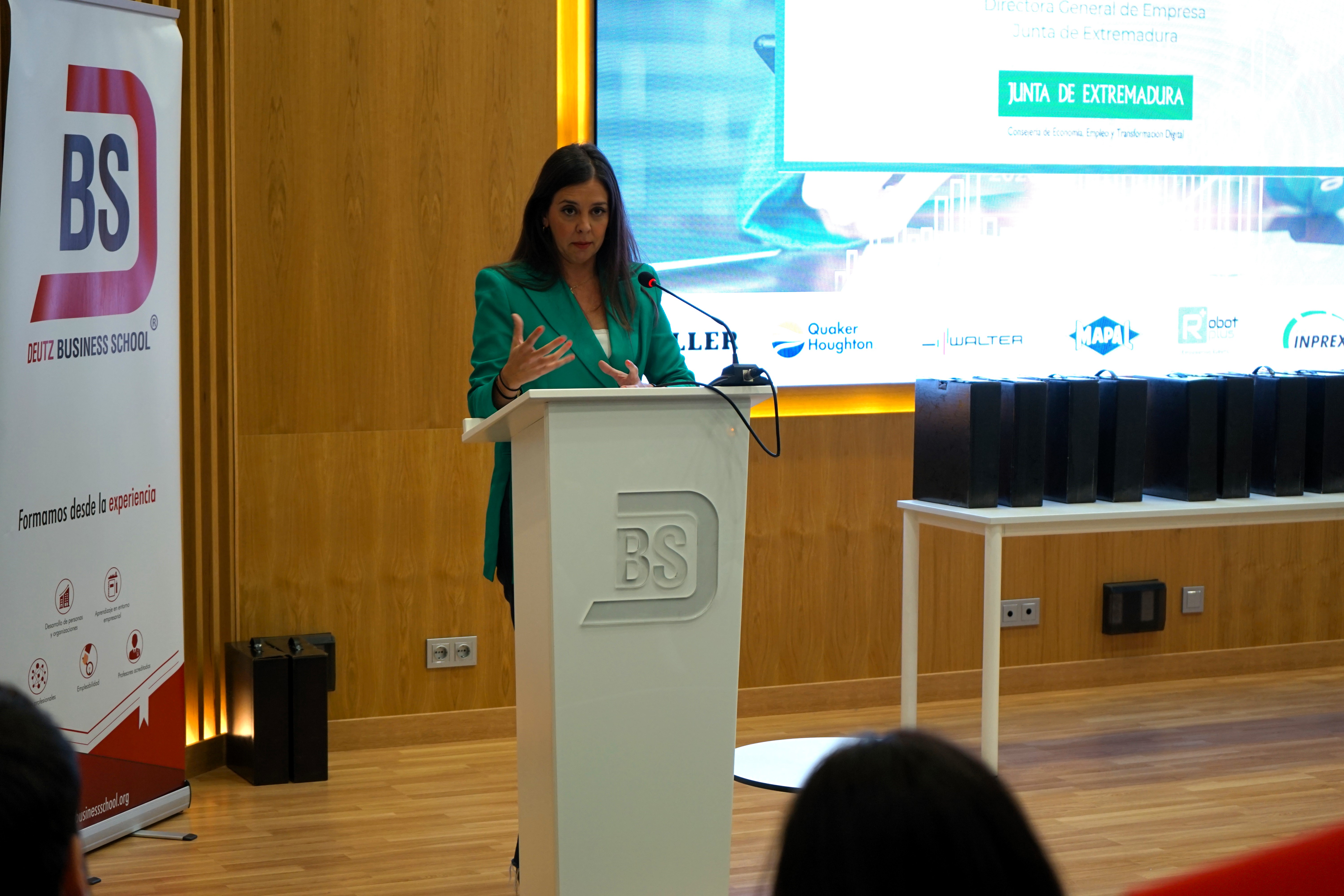 Intervención de la directora general de Empresa, Celina Pérez Casado.