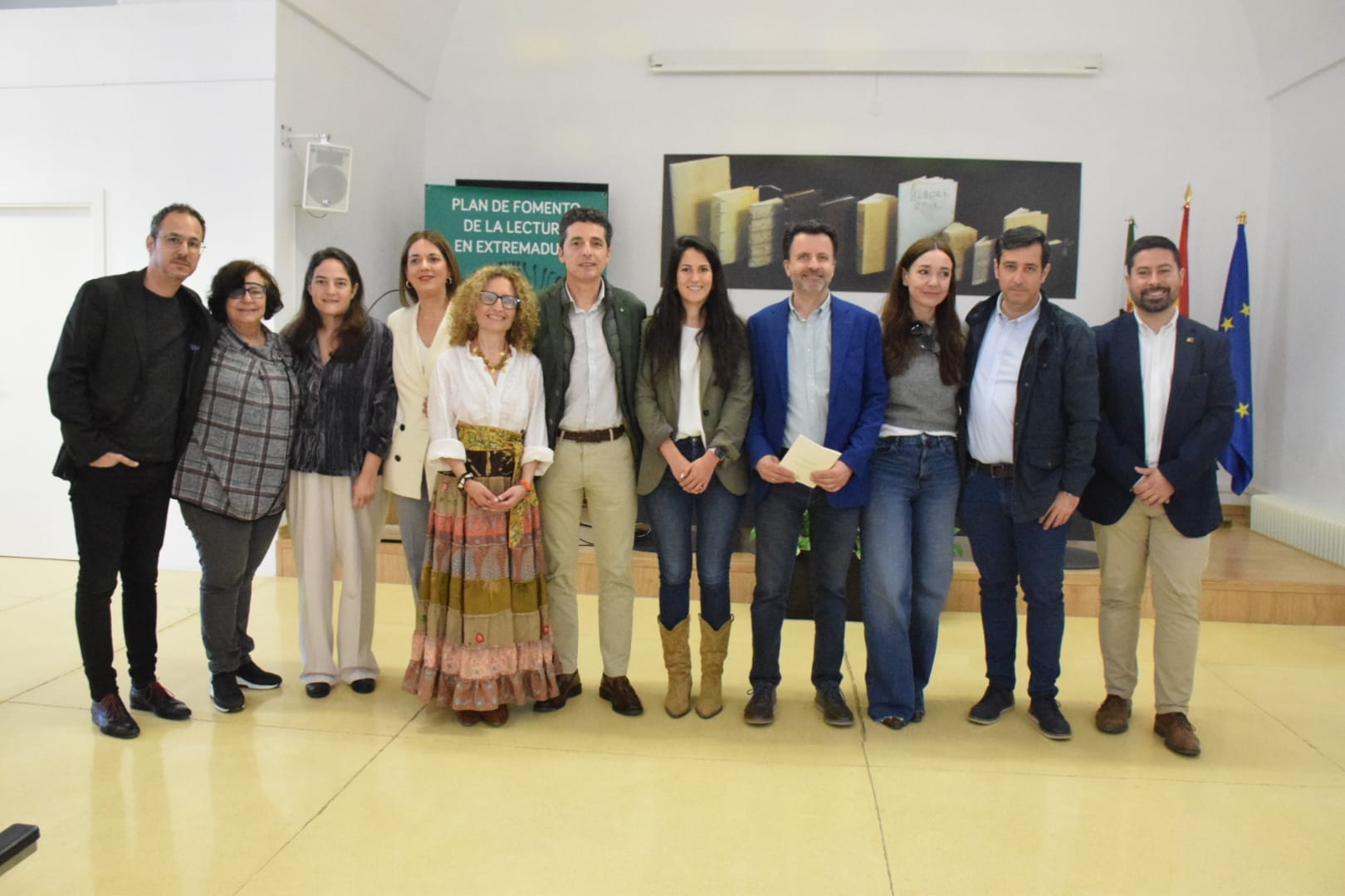 Foto del acto institucional del Día del Libro