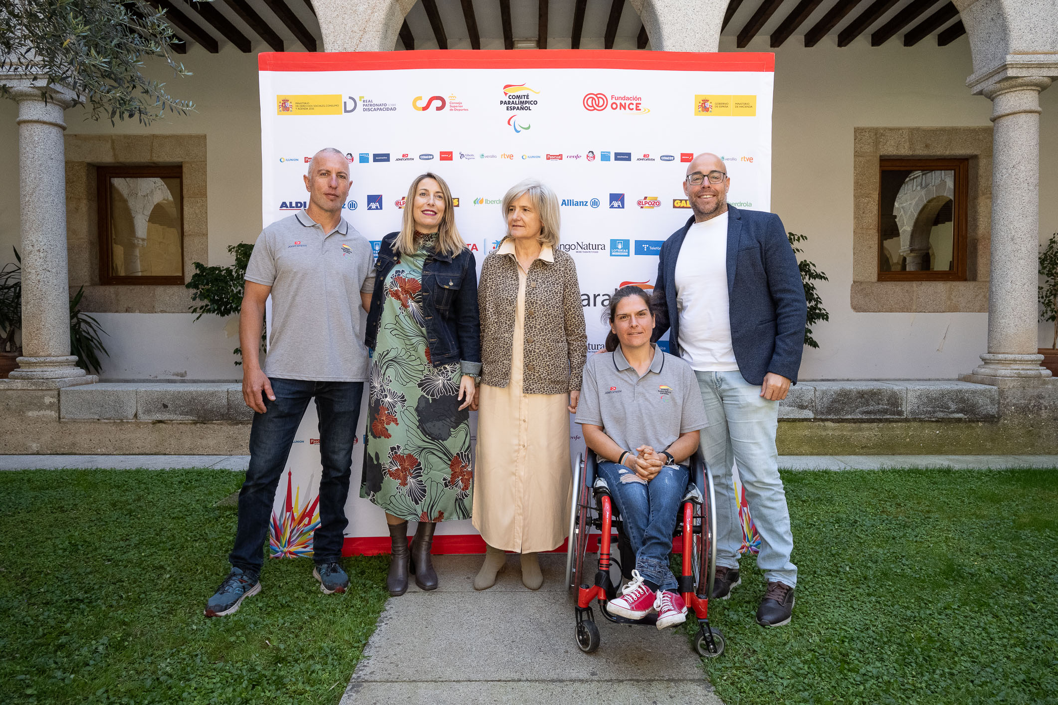 Recepción de deportistas paralímpicos Extremadura