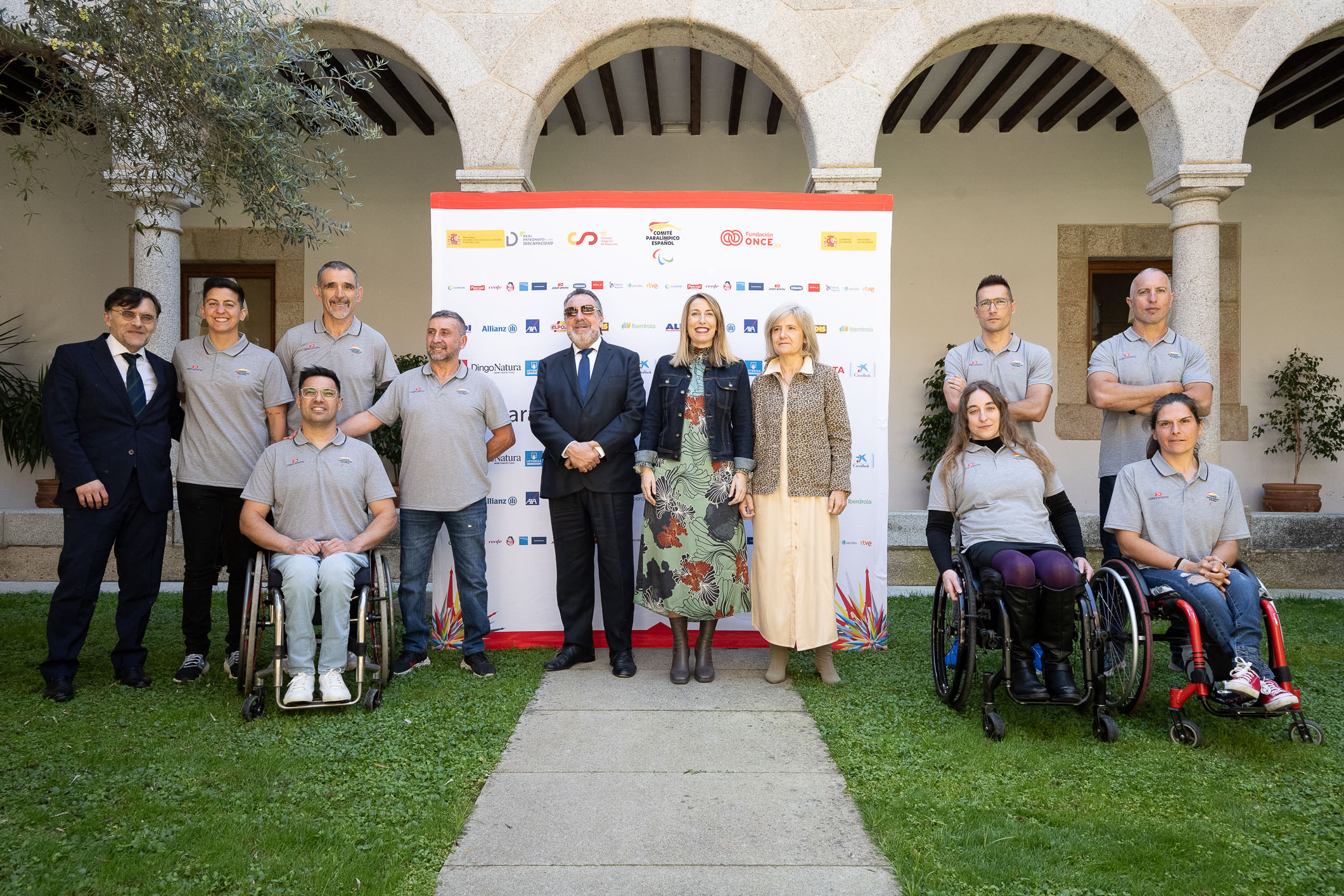 Recepción de deportistas paralímpicos Extremadura