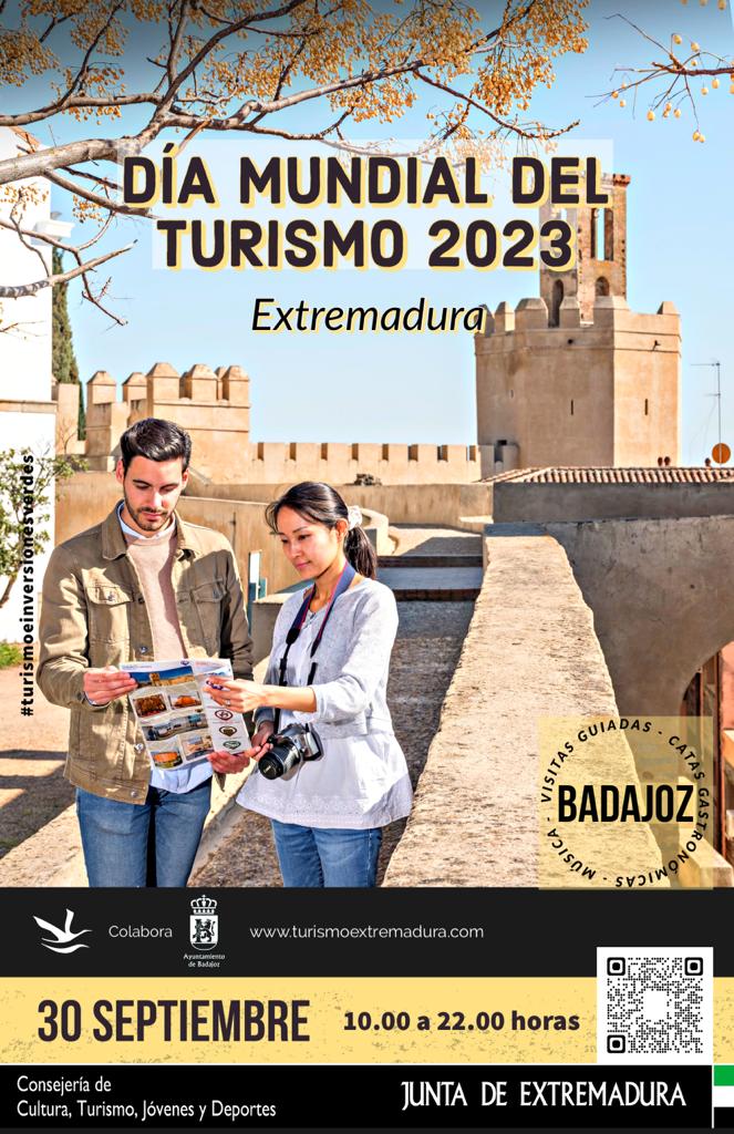 Imagen del artículo Extremadura celebra el Día Mundial del Turismo con visitas guiadas, gastronomía y música en Badajoz